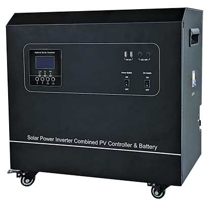 ACDC 1.5KW PURE SINE WAVE BACK-UP KIT C/W 1536WH LITH. BATT